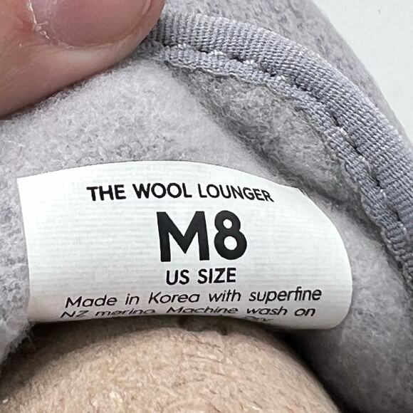 Allbirds Wool Lounger Fluff Natural Loafers Gray Men's US 8 NWB Casual - Picture 8 of 10
